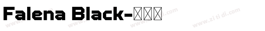 Falena Black字体转换